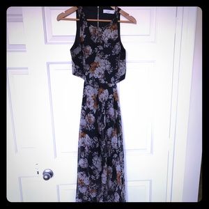 Stunning and fun high low maxi dress